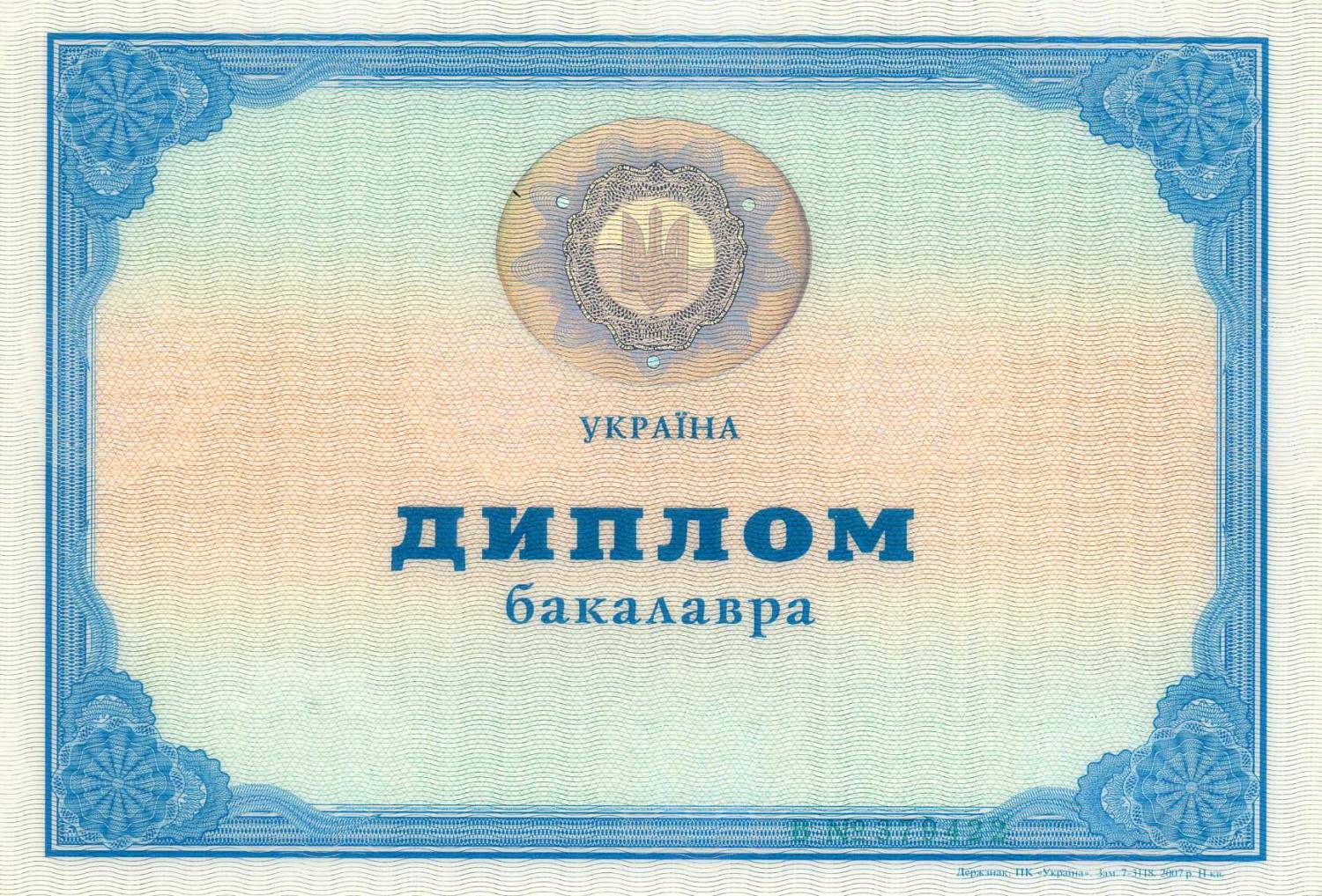Диплом бакалавра